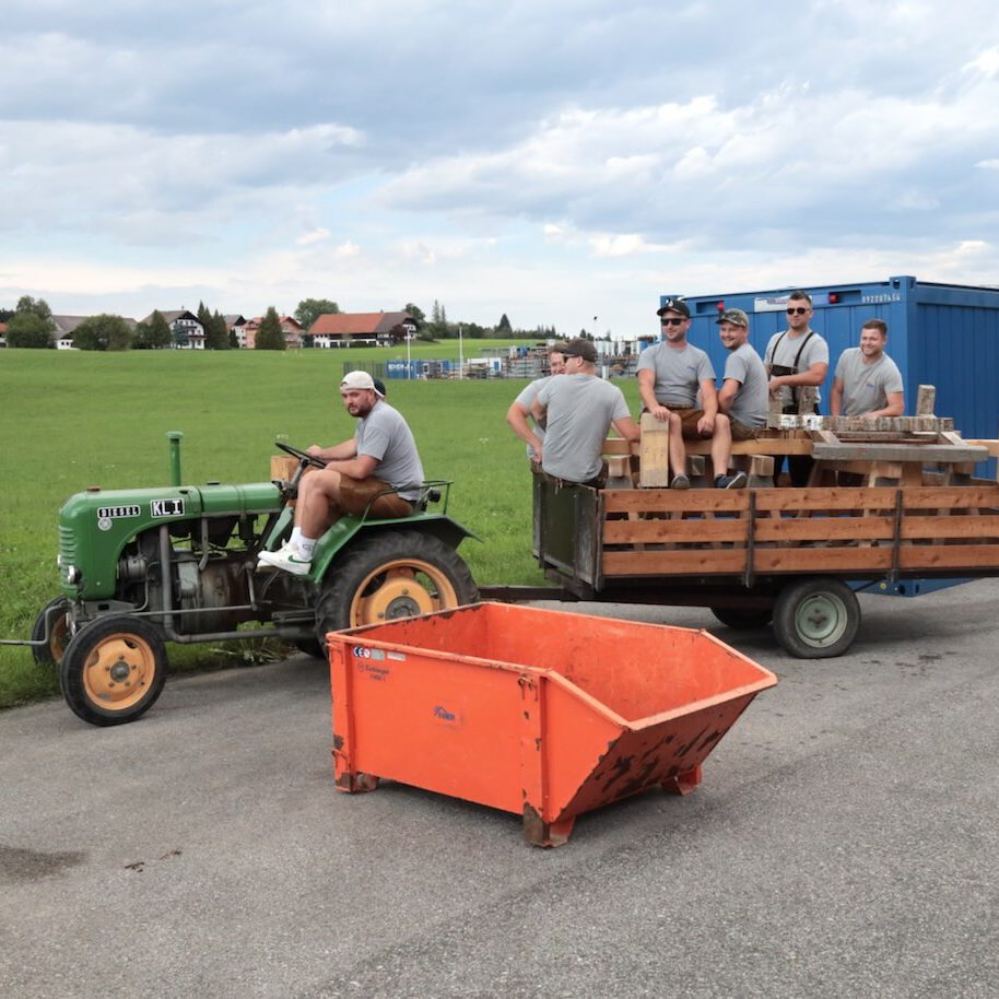 Grillfeier Traktor Challenge